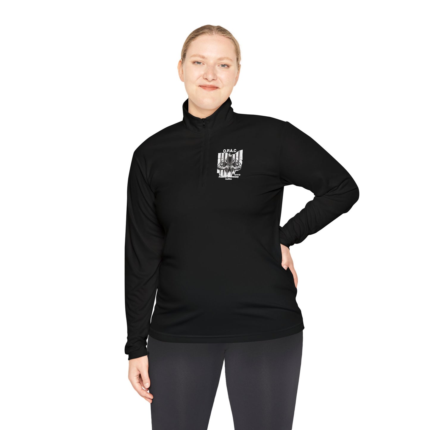 Copy of O.P.A.C Logo (White) Quarter-Zip Pullover