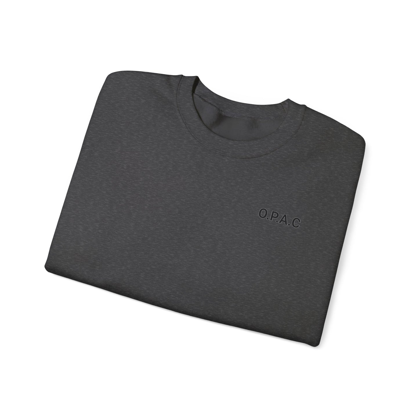 Cozy Comfort Classic Minimalistic O.P.A.C. (black-lettered) Prisoner's Advocacy Crewneck Sweatshirt | Unisex, Casual Wear, Gift for Him, Her, Stay-at-Home Style, Everyday Fashion - O.P.A.C.
