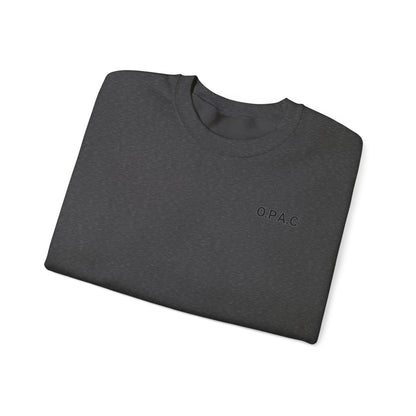Cozy Comfort Classic Minimalistic O.P.A.C. (black-lettered) Prisoner's Advocacy Crewneck Sweatshirt | Unisex, Casual Wear, Gift for Him, Her, Stay-at-Home Style, Everyday Fashion - O.P.A.C.
