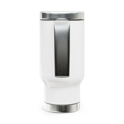 O.P.A.C. Advocacy Travel Mug – Stainless Steel Coffee Cup, Prisoner's Rights Support, Gift for Activists, Eco-Friendly Mug, Fundraising Merchandise
