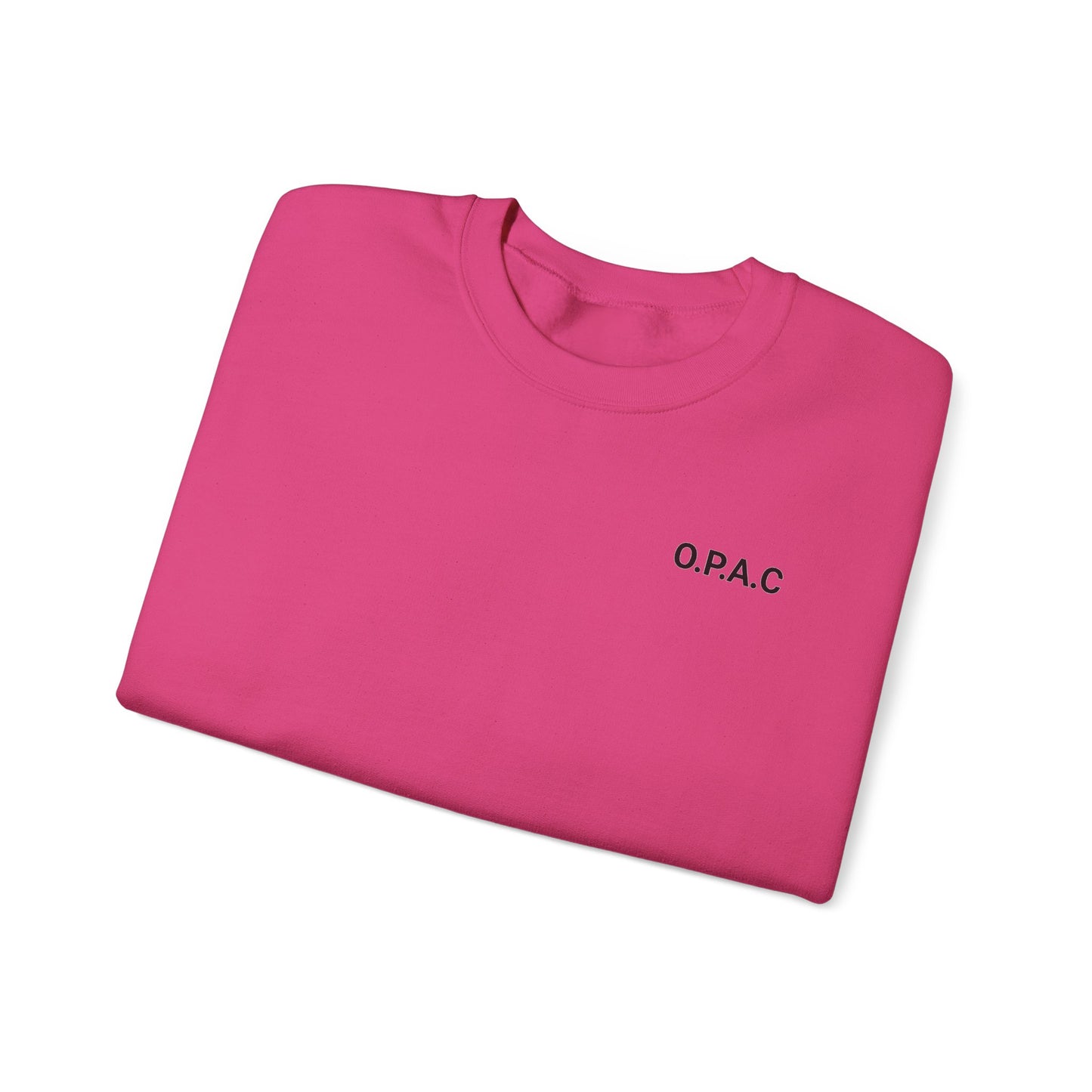Cozy Comfort Classic Minimalistic O.P.A.C. (black-lettered) Prisoner's Advocacy Crewneck Sweatshirt | Unisex, Casual Wear, Gift for Him, Her, Stay-at-Home Style, Everyday Fashion - O.P.A.C.