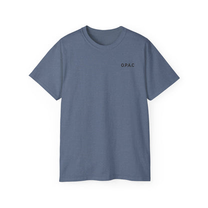 Double-sided Unisex Black-Lettered Text Big Back Graphic Advocacy Tee - Support Prisoners' Rights, Social Justice Apparel, Protest Wear, Activism T-Shirt