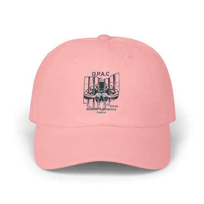 Black Embroidered Patch Logo Dad Cap
