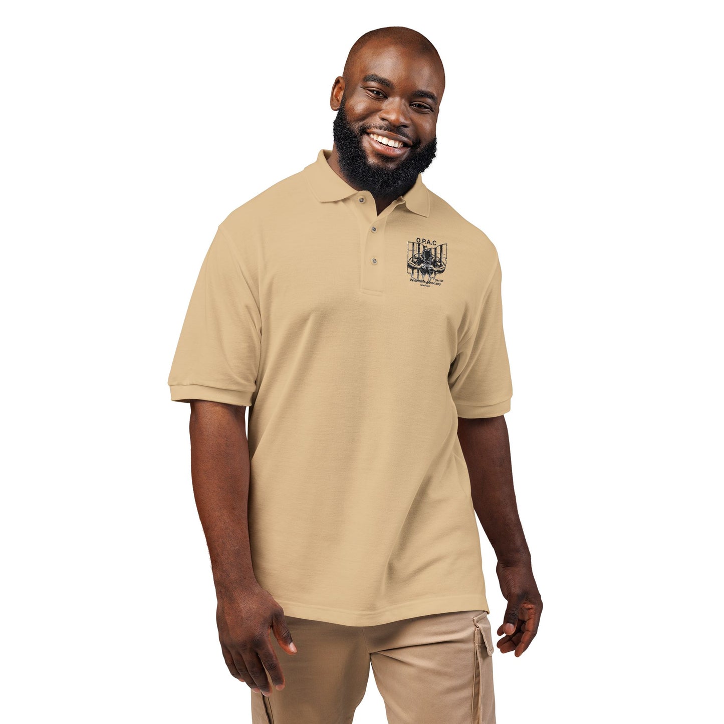 Stylish O.P.A.C- Ohio Prisoner's Advocacy Coalition Embroidered Logo Polo Shirt for Unisex, Casual Wear, Gift for Him/Her, Summer Outfit, Preppy Style
