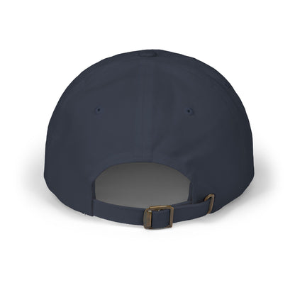 Black Embroidered Patch Logo Dad Cap