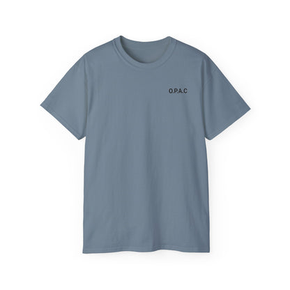 Double-sided Unisex Black-Lettered Text Big Back Graphic Advocacy Tee - Support Prisoners' Rights, Social Justice Apparel, Protest Wear, Activism T-Shirt