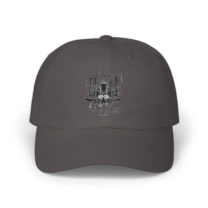 Black Embroidered Patch Logo Dad Cap