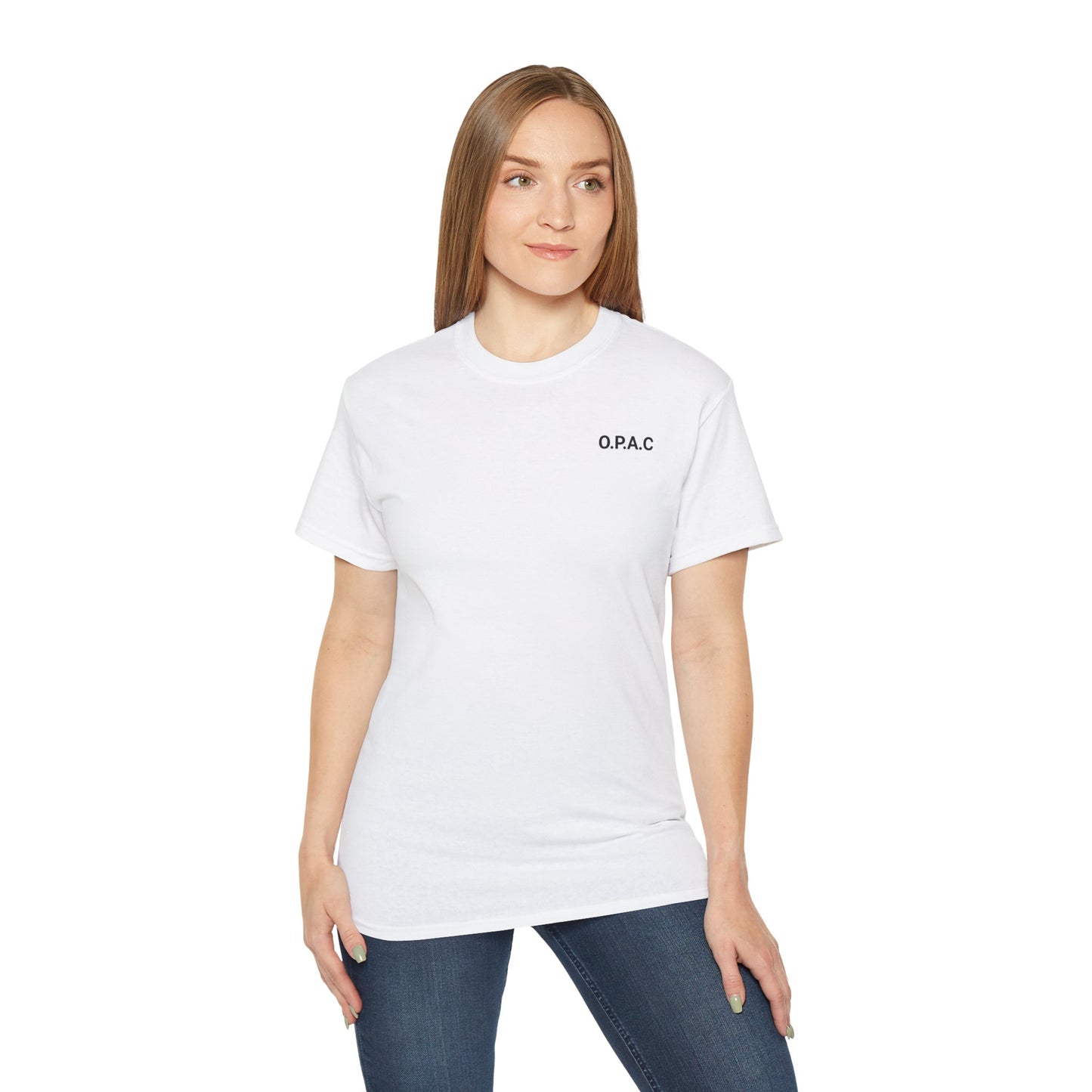 Double-sided Unisex Black-Lettered Text Big Back Graphic Advocacy Tee - Support Prisoners' Rights, Social Justice Apparel, Protest Wear, Activism T-Shirt