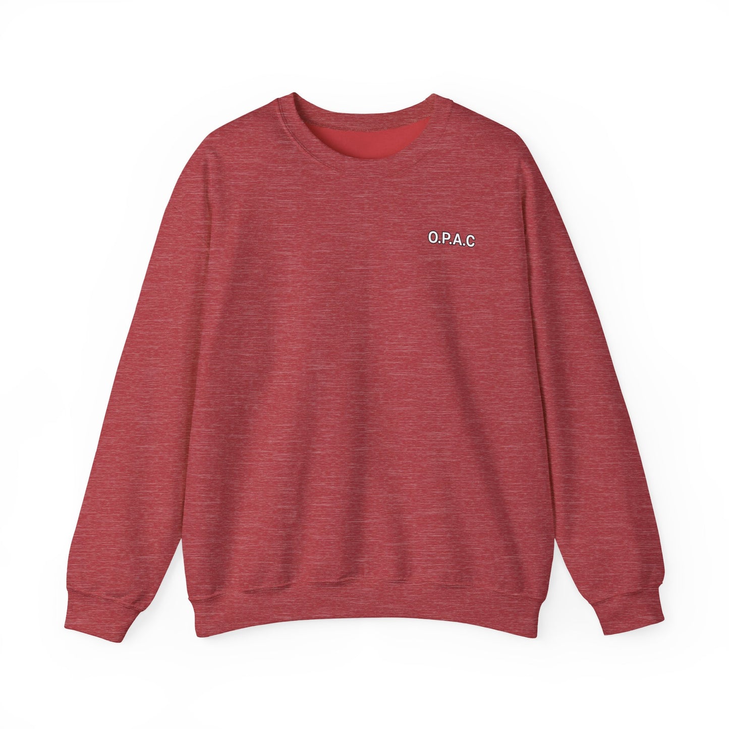 Cozy Comfort Classic Minimalistic (white-lettered) O.P.A.C. Prisoner's Advocacy Crewneck Sweatshirt | Unisex, Casual Wear, Gift for Him, Her, Stay-at-Home Style, Everyday Fashion - O.P.A.C.