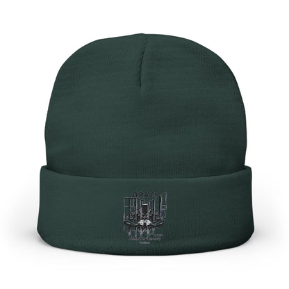 O.P.A.C. Ohio Prisoner's Advocacy Coalition Custom Embroidered Patch Logo Knit Beanie - Cozy Fashion Accessory, Winter Gift, O.P.A.C. Beanie, Streetwear Essential, Unisex Hat